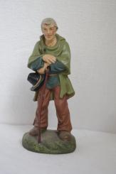 Alter Hirte, auf Stock 