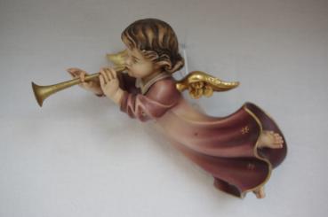 Begrüßungsengel rot mit Trompete 
