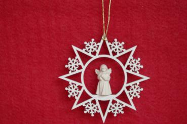 Filigranstern mit Glockenengel 