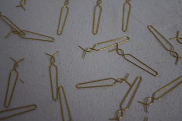 Kugelschnellaufhänger gold 