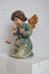 "Glockenengel" blau/Trompete 