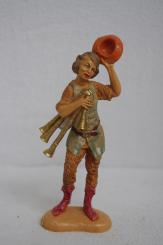 Hirte mit Hut und Dudelsack 