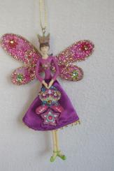 Bunte Blumenelfe mit Glimmer 