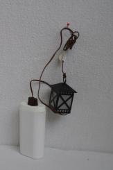 Laterne mit LED und Batteriebox 