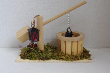 Ziehbrunnen mit Laterne 