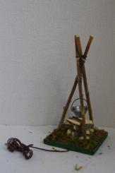 Hirtenfeuer mit Moos 