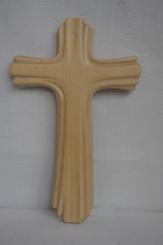 Kreuz modern, leicht gebeizt 