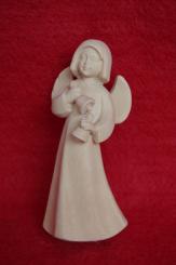 Schlanker Engel, natur mit Glocken 