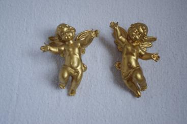 Puttenpaar hängend gold 
