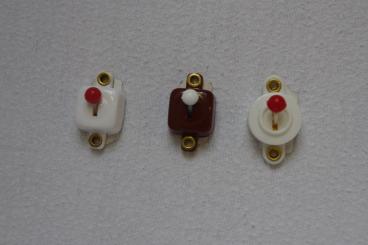 Kippschalter rund, weiß 