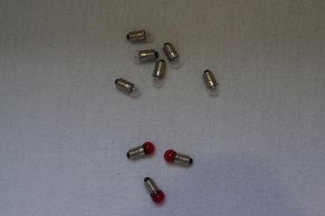 Schraubbirne E5,5, 12 Volt weiß 