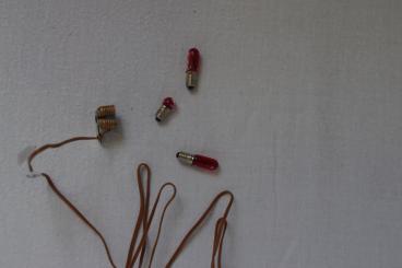 Blinkbirne rot, 3,5 Volt 