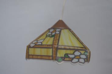 Hängelampe, Tiffany gelb 