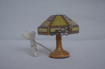Tischlampe, Tiffany gelb 