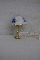 Tischlampe mit Zwiebelmuster 