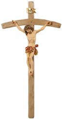 Kruzifix, rotes Tuch 