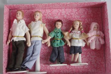 Familie 5tlg, Porzellan 