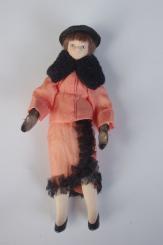 Porzellandame, lachsfarben 