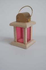 Holzlaterne mit LED 