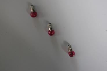 Schraubbirnchen E5,5, 12 Volt, rot 