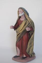 Alter Hirte im langen Gewand 