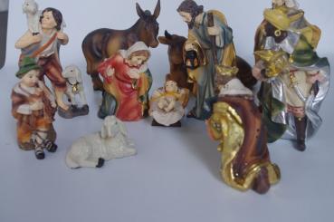 Krippensatz 12tlg. Resin Matthias, 11cm 