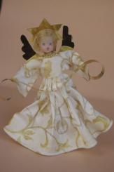 Engel weiß-gold zum Hängen 