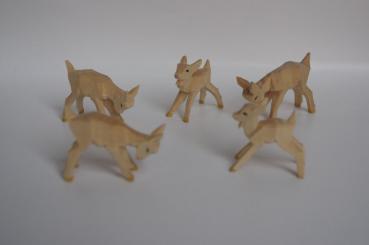 Ziegenherde geschnitzt 5tlg 