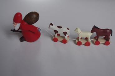 Nikolaus mit Spieltieren 