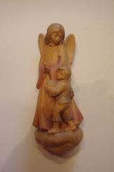 Schutzengel mit Junge als Wandschmuck 