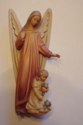 Schutzengel mit Mädchen, zum Hängen 