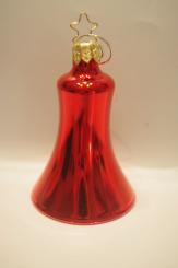 Glasglocke rot 