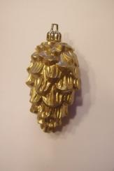 Zapfen gold, Kunststoff 