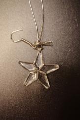 Glasstern geschliffen 