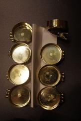 Baumkerzenhalter für Teelichte, gold 