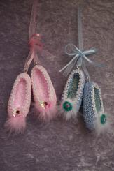 Ballettschuhe hellblau 