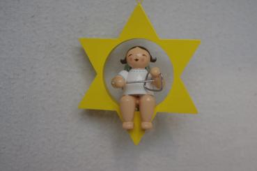 Engel mit Triangel im Stern 