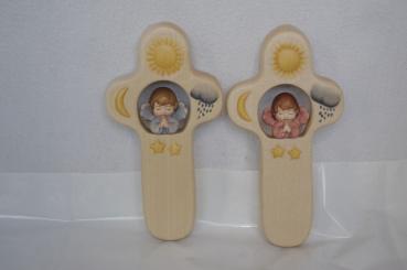 Kinderkreuz mit blauem Engel 