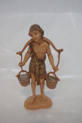 Wasserträger mit 2 Eimern 