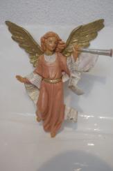 Gloria-Engel mit Fanfare, rötlich 