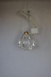 Hängelampe mit Kristallkugel 
