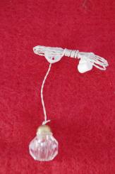 Deckenlampe mit Kristallkugel 