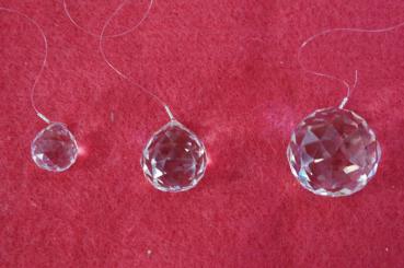 Kristallkugel 30mm, Facettenschliff 