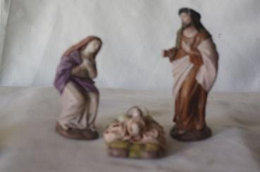 Hl Familie in Pastelltönen 