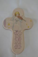 Kinderkreuz "Engel mit Geige" 