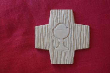 Kommunionskreuz geschnitzt 