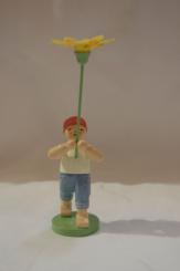 Junge mit Mittagsgold 