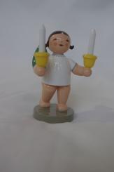 Engel mit 2 Kerzen 