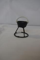 Kessel mit Ständer, schwarz 