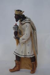 König stehend, dunkelhäutig 